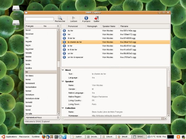 Swac Explore under GNU/Linux Ubuntu